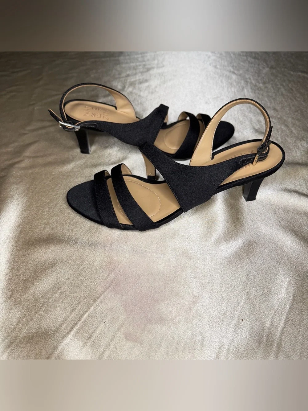 Naturalizer Taimi Women's Strappy Mid Heel Slingback Dress Sandals 8.5